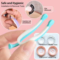 Portable case for on the go contact lens care