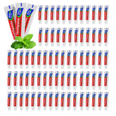 Bulk pack of 200 mini travel toothpaste tubes
