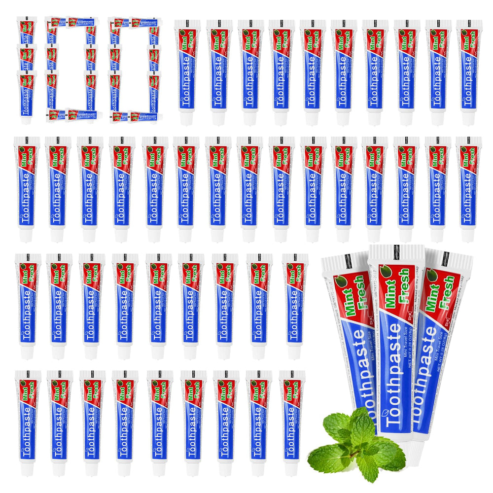 HOIQIRY 0.28oz travel-size mini toothpaste tubes in bulk