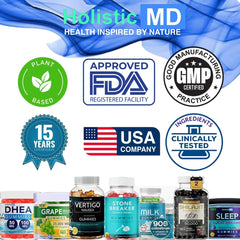 Product image set for Holistic MD Methylene Blue gummies
