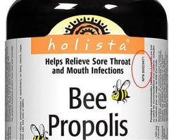 Product display of Holista Bee Propolis 500mg 200 capsules