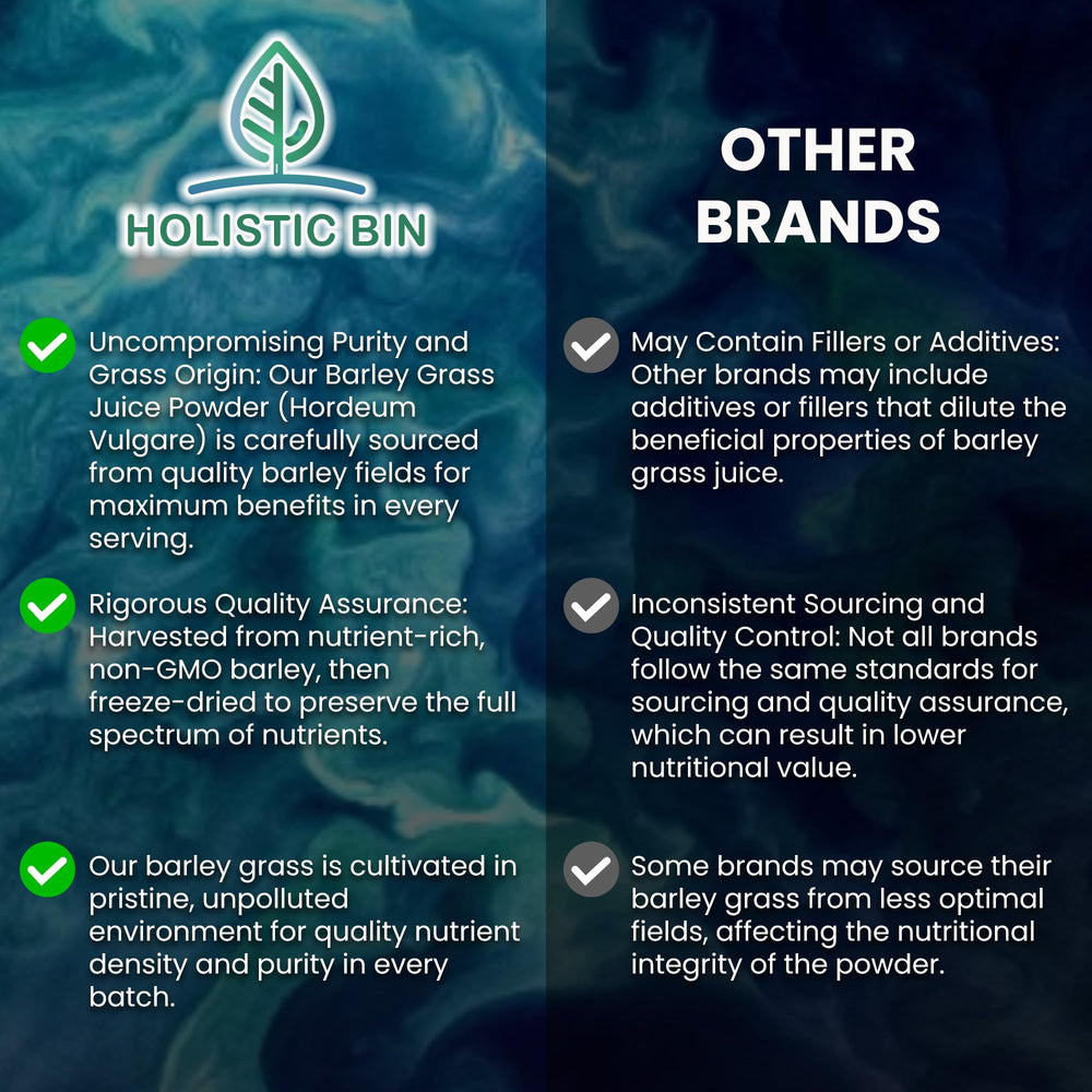 Fermentation process of Holistic Bin barley grass juice powder