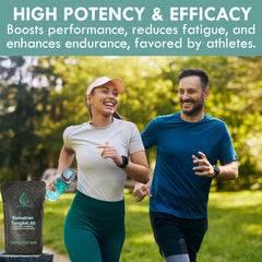 Holistic Bin Tongkat Ali powder brewed into tea for an herbal routine