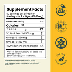 120 softgels bottle with 2 months supply