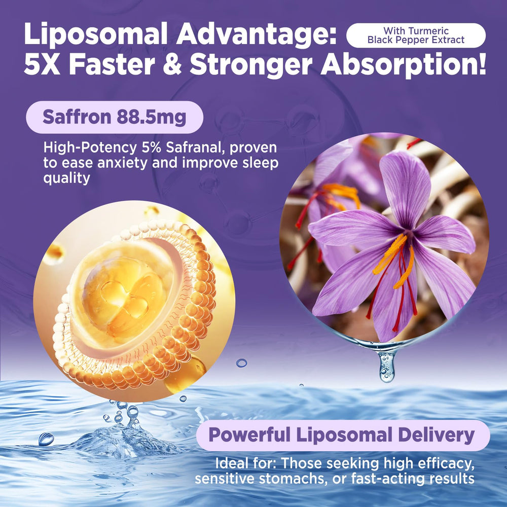 12-in-1 organic saffron blend with Ashwagandha and L-Theanine