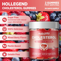 Packshot showing HOLLEGEND 60 chews front and packaging