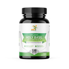 Hero image of Organic Holy Basil 20:1 extract with 120 vegan capsules