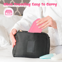 Bright pink silicone case suitable for all lens brands