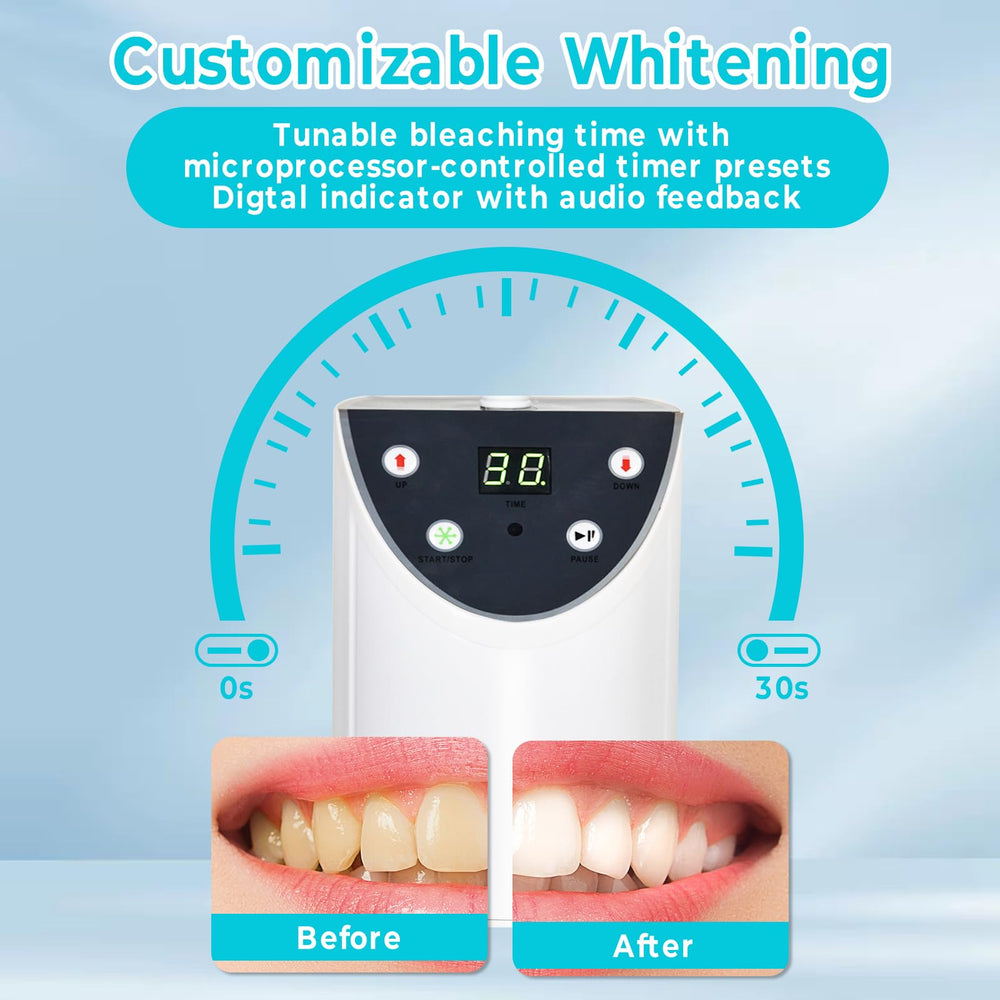 Compact home whitening kit components