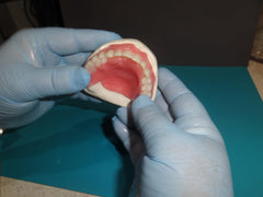 At-home denture assembly process