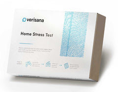 Home cortisol stress test kit for saliva sample collection.