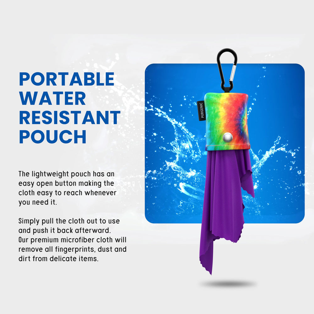 Travel and home cleaning set for eyeglasses, smartphones, and gadgets