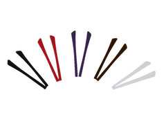 Honbay eyeglass end tips in black color, 5 pairs