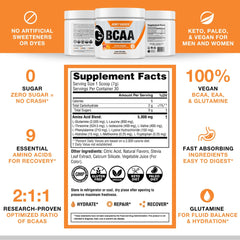 Hydration drink with Honey Badger BCAA + EAA post-workout recovery