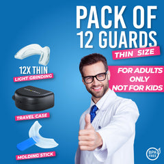 Included travel storage case with guards