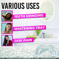 BPA-free materials with whitening and cleaning tray capability