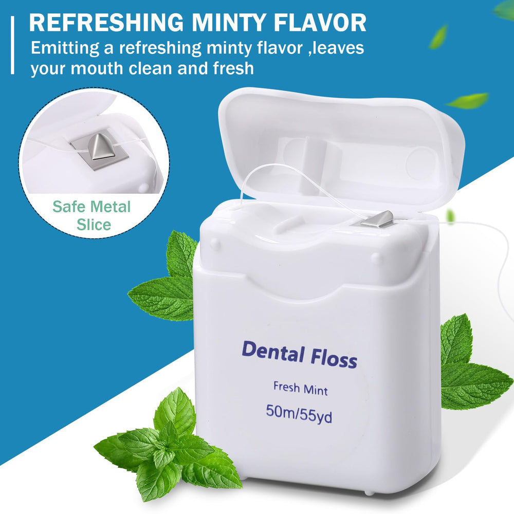 Braided, wide, flat dental floss design for thorough cleaning