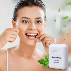 Compact and portable bulk dental floss for travel