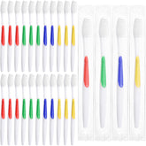 Honeydak 200-pack disposable toothbrushes in four colors