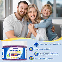 HONVOVAEY Zeolite Detox gummies kid-friendly packaging promotes safe daily routines.