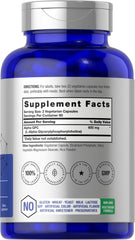 Horbäach Alpha GPC 600mg label