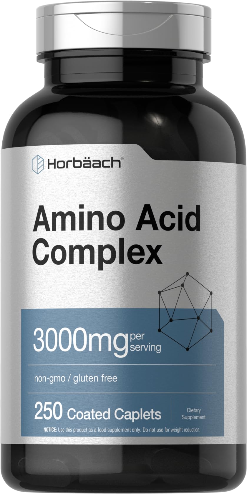 Horbäach Amino Acid Complex 3000mg bottle label