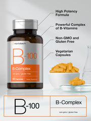 Vegetarian capsules containing B-Complex vitamins