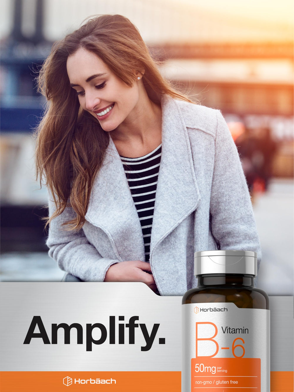 Product label showing purity and quality seals