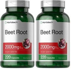 Bottle of Horbäach Beet Root Powder Capsules