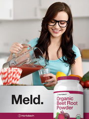 Gluten-free and vegan indicators with beet root powder.