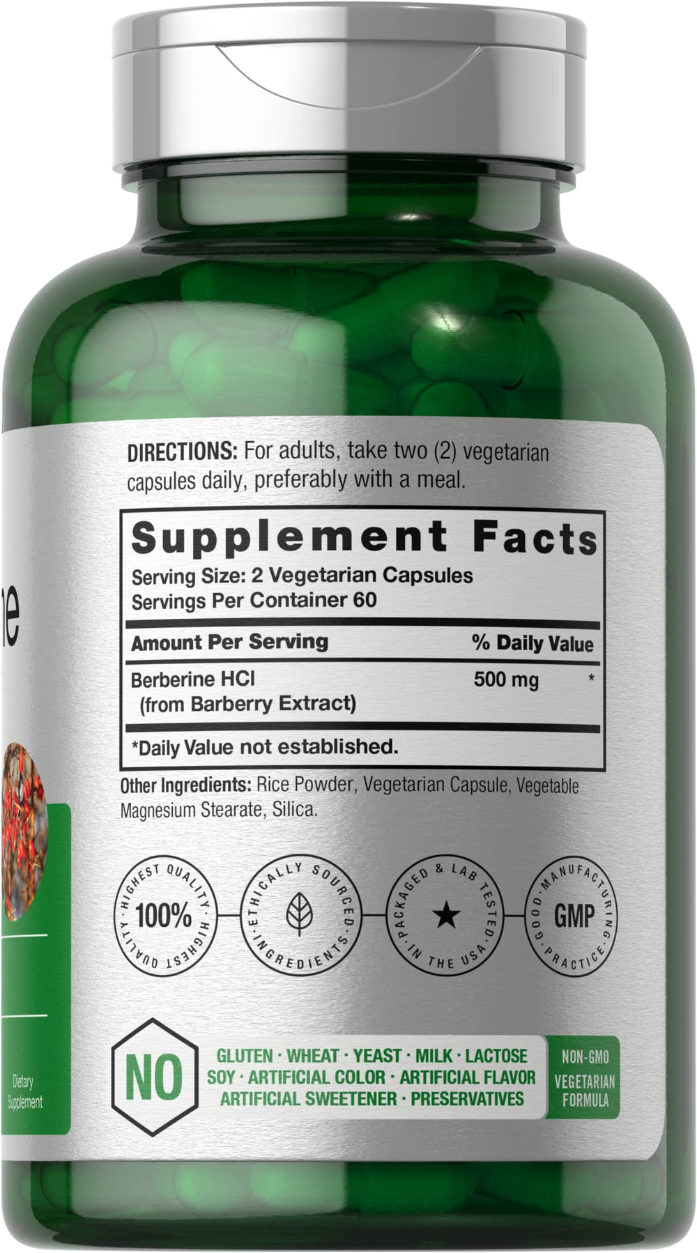 Berberine HCL from Barberry Extract ingredient detail