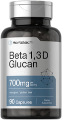 Front view of Horbaach Beta Glucan 700 mg bottle