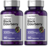 Main product image: Horbaach Black Elderberry 3000mg capsules bottle
