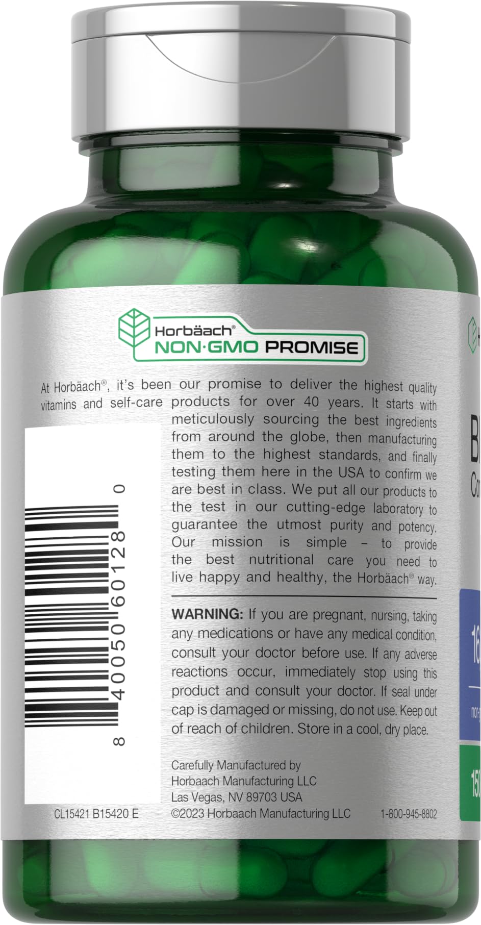 Blueberry concentrate capsules displayed on white surface