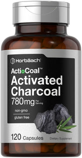 Horbäach Charcoal Pills bottle front view
