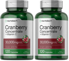 Horbäach Cranberry Concentrate bottle for daily wellness support.