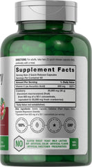 Horbäach Cranberry Concentrate capsules ready for daily use with Vitamin C.