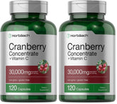 Horbäach Cranberry Concentrate pills bottle – 120 capsules, pack of 2