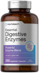 Horbäach Essential Digestive Enzymes bottle — 250 capsules