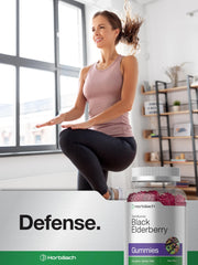 Product packaging with Horbaach label