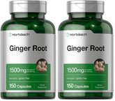 Horbäach Ginger Root Capsules bottle front view