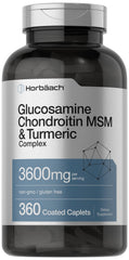 Horbäach Glucosamine Chondroitin MSM bottle and label
