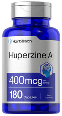 Bottle label for Horbäach Huperzine A 400mcg