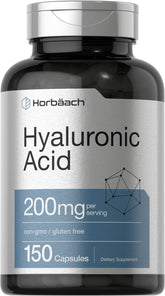 Bottle of Horbaach Hyaluronic Acid 200 mg - 150 capsules