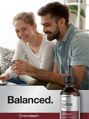 Product shot of Horbaach Iodine Liquid Drops with packaging