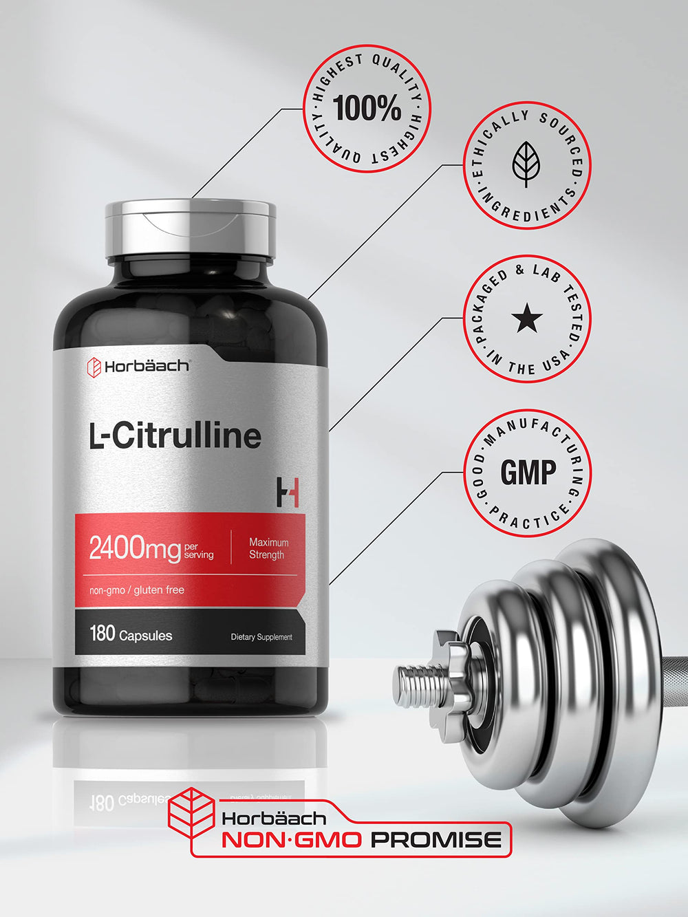 Horbaach L-Citrulline ingredients panel