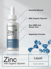 Dosage dropper showing zinc dropper