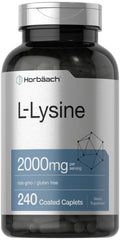 Horbäach L-Lysine 2000 mg bottle front label