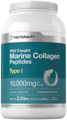 Front label of Horbaach Marine Collagen Powder 2.2 lbs