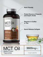 Close-up of MCT oil capsule representing Caprylic and Capric acids